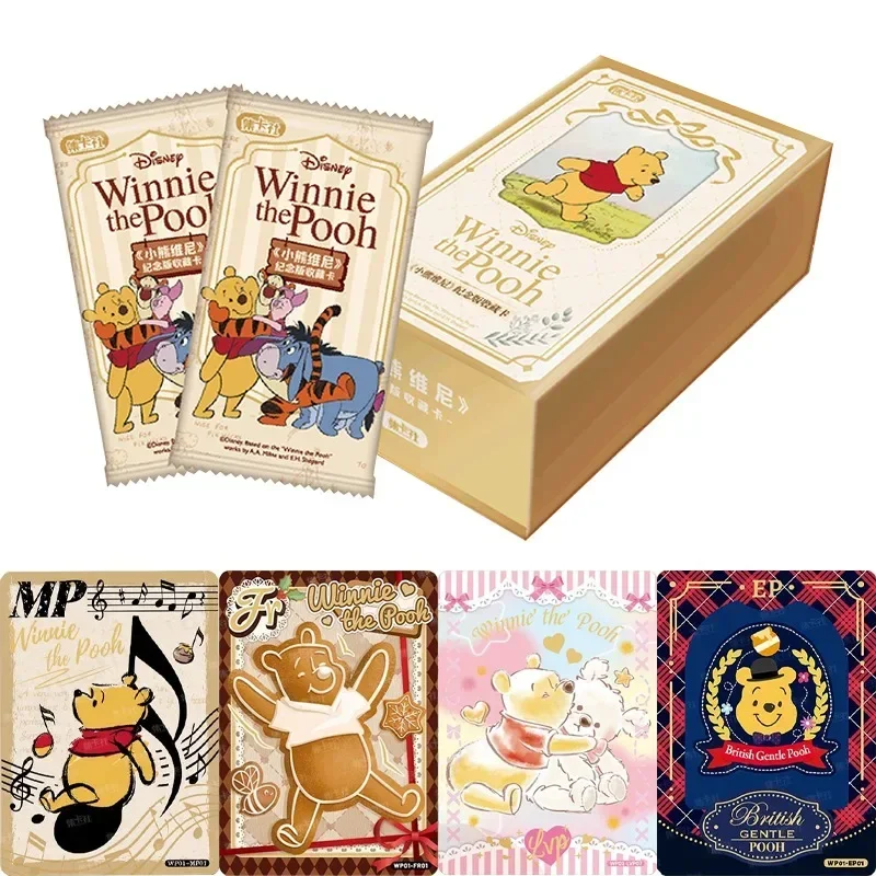 Disney Winnie The Pooh Card Commemorative Edition Series Forest Party Card Winnie Pooh Tigger Rare Character Collection Card Toy