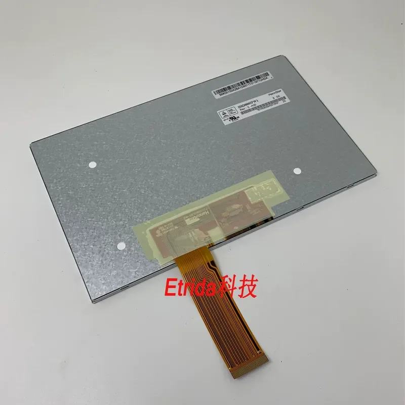 for HSD080IFW1-A00 8 Inch HD High Brightness Screen for Industrial Control Car Navigation DVD Monitor Display Replacement