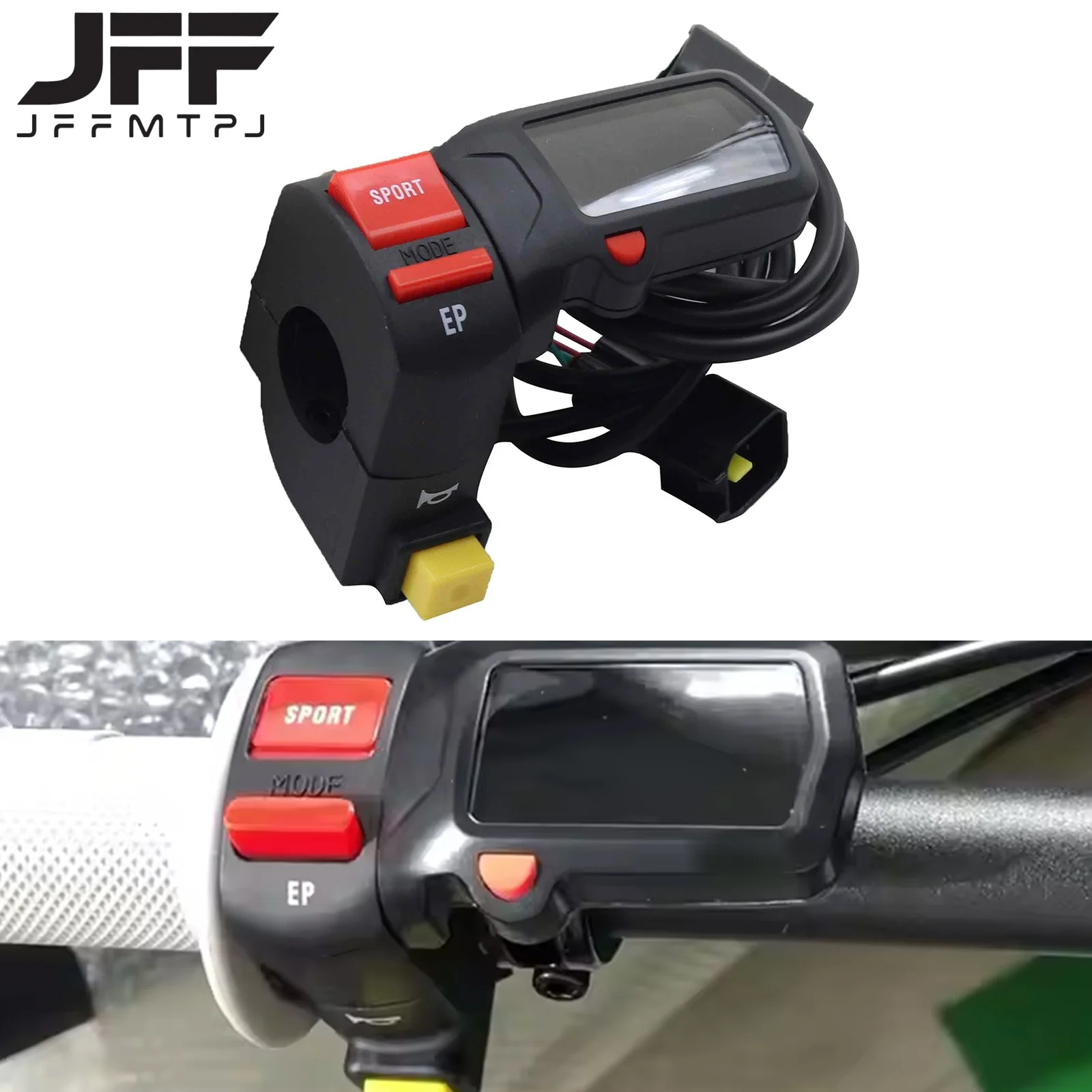 Boutons de commutation de klaxon de moto, sélecteur de Mode d'alimentation SPORT/EP, compteur horaire, compteur de vitesse, compteur de vitesse pour sur-ron Light Bee X & S