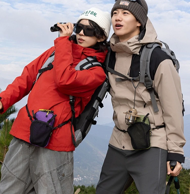 

Ultra-light nylon fabric color-blocking men's crossbody bag, waterproof and simple outdoor women's single-shoulder bag