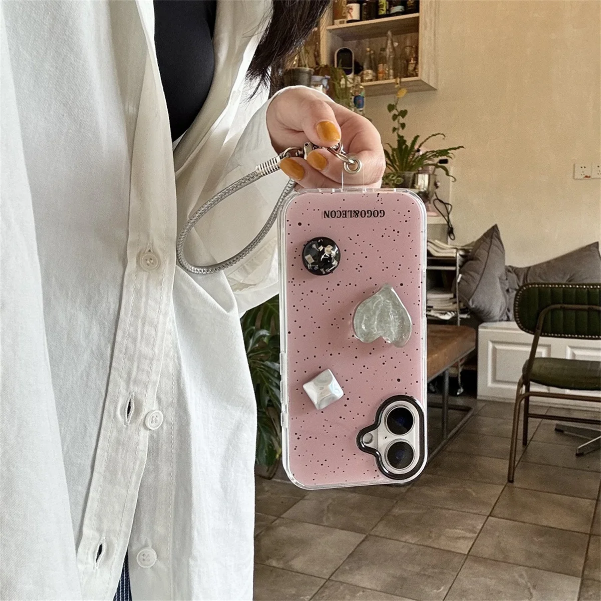 

New 3D stereoscopic diamond Phone Case For iPhone 16 15 14 13 Pro Max fundas iphone 15 case Protective cover 15 15pro max