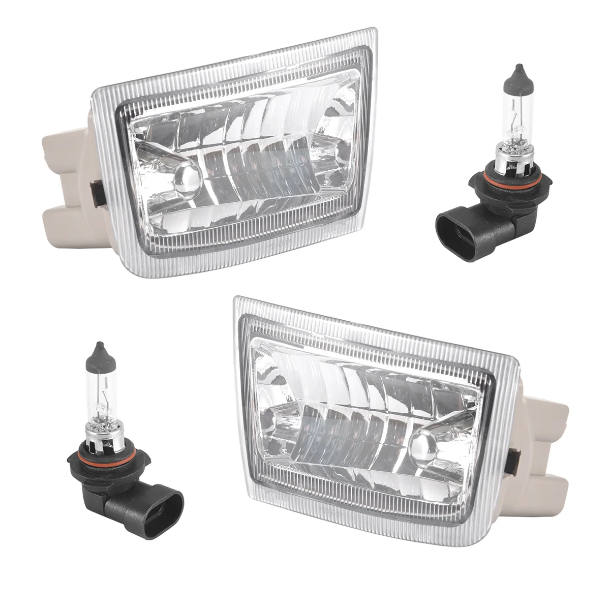 

Передний левый и правый бампер автомобиля, противотуманные фары в сборе, противотуманные фары с лампочкой для Toyota Land Cruiser Prado 90 FJ90 3400 96-03