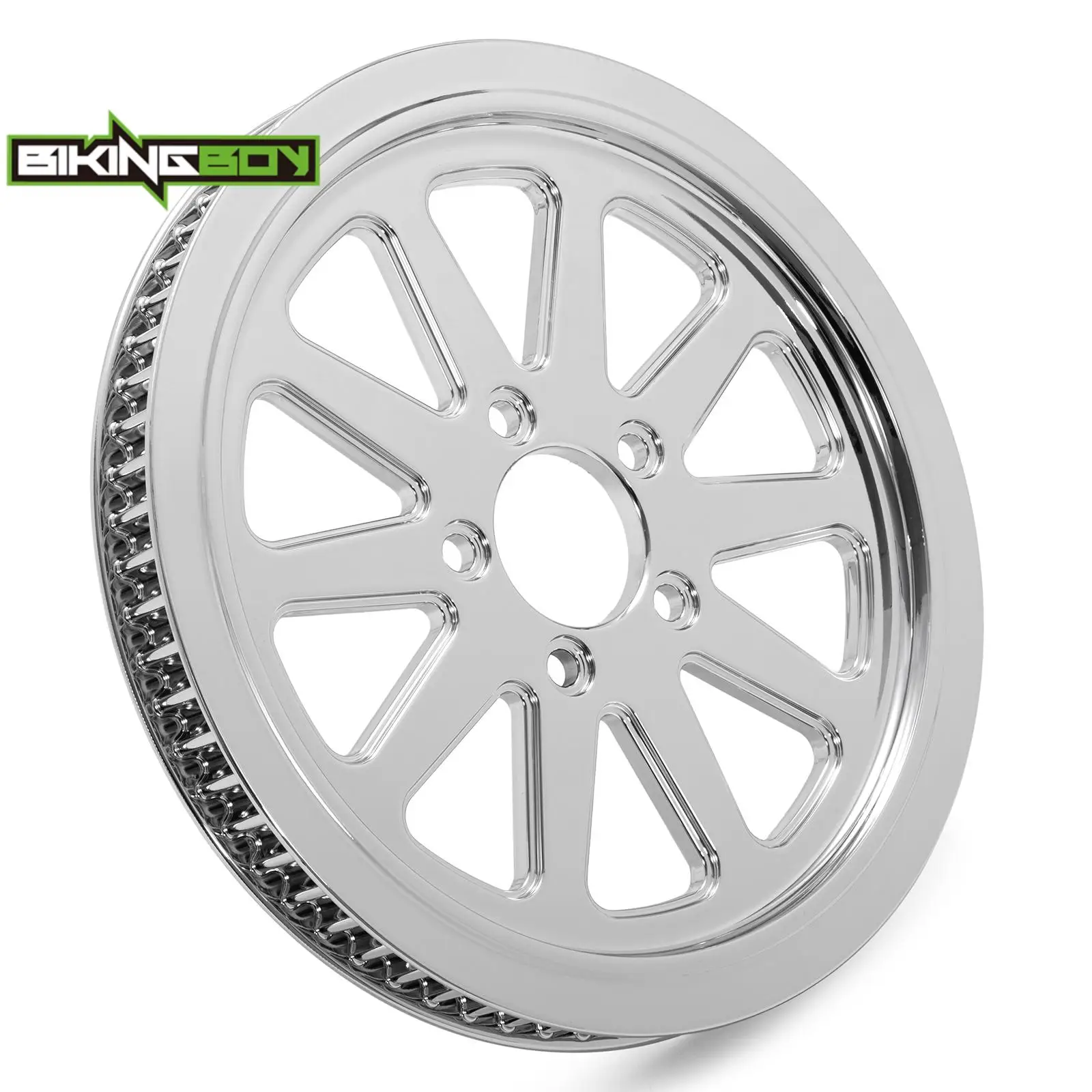 BIKINGBOY For Sportster XL883C XL883L XL883P XL1200R XL883 XL883R XL1200C 2004 2005 2006 68T Spoke Rear Pulley 1-1/8