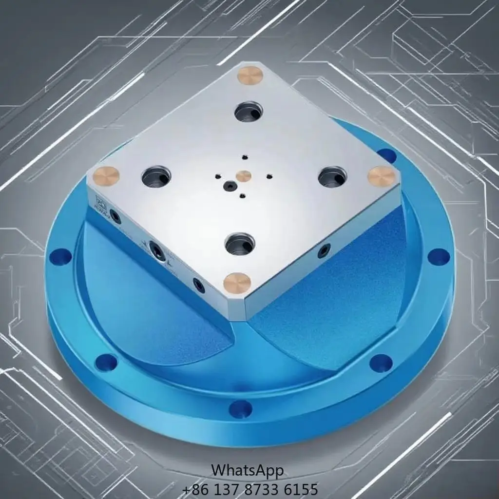 

Click To Zoom в пятиосевой обработке D325-L100-D96 Двойная станция Башенный стек Высота Быстроточечная пластина Верстат Ручной патрон