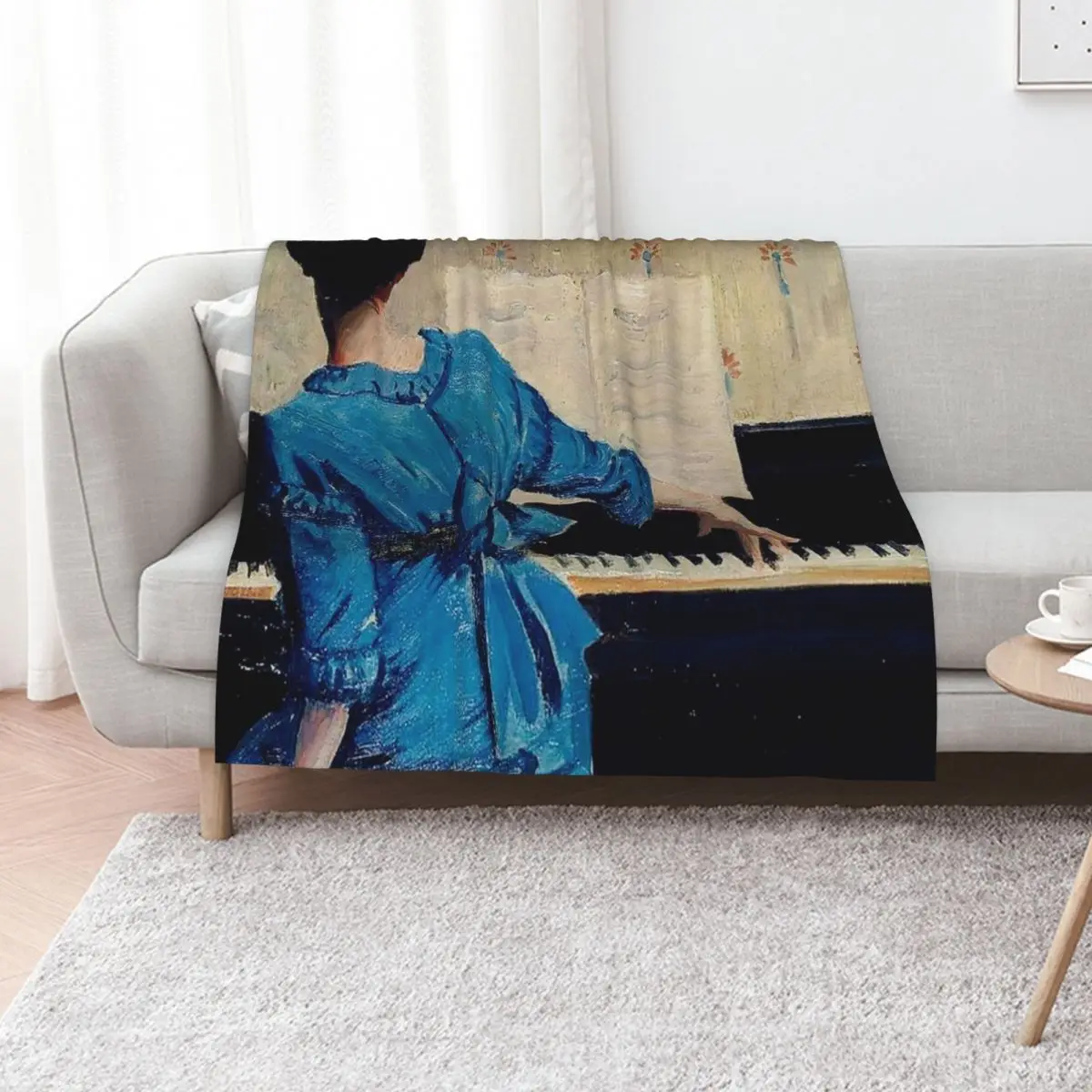 The Keynote by William Arthur Chase Throw Blanket Luxury Designer Soft Plush Plaid Moving Soft sofa bed funny gift Blankets