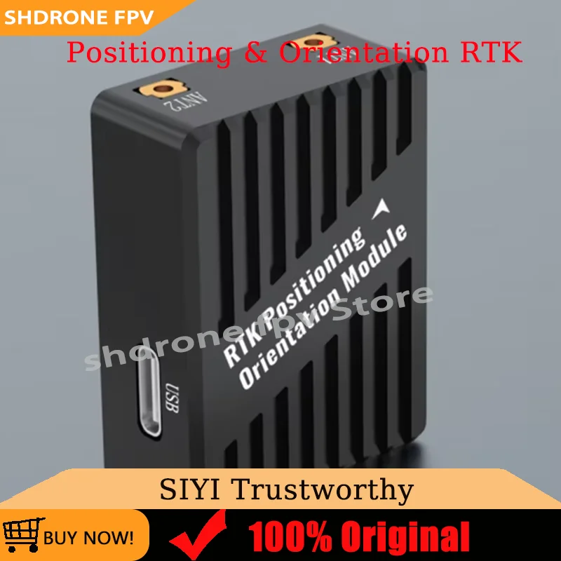 SIYI RTK Positioning and Orientation Module with RM3100 Industrial Magnetic Compass Dual-Antenna Orientation for RC Drones