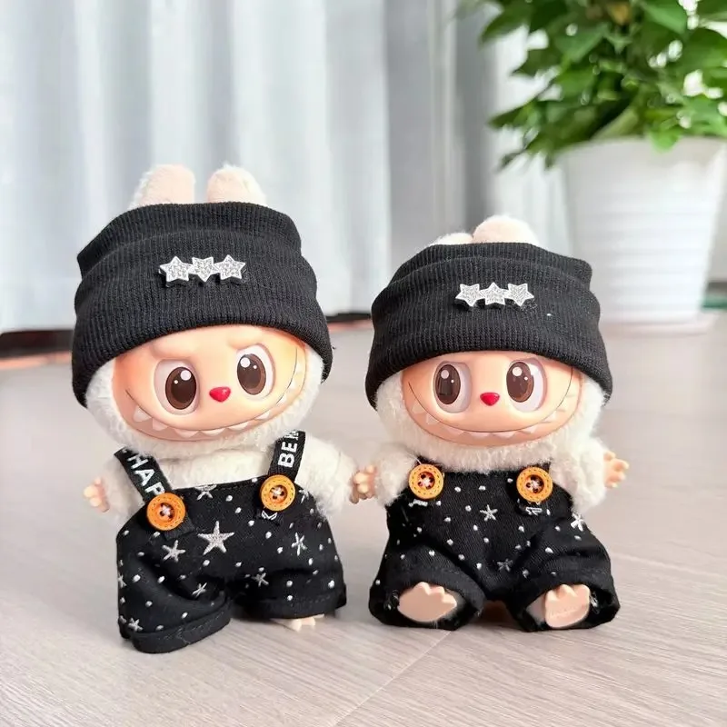 

Подходит только одежда для Labubu, аксессуары для одежды, одежда Labubu, кулон, ночное небо, одежда со звездой, аксессуары для кукол, Gif