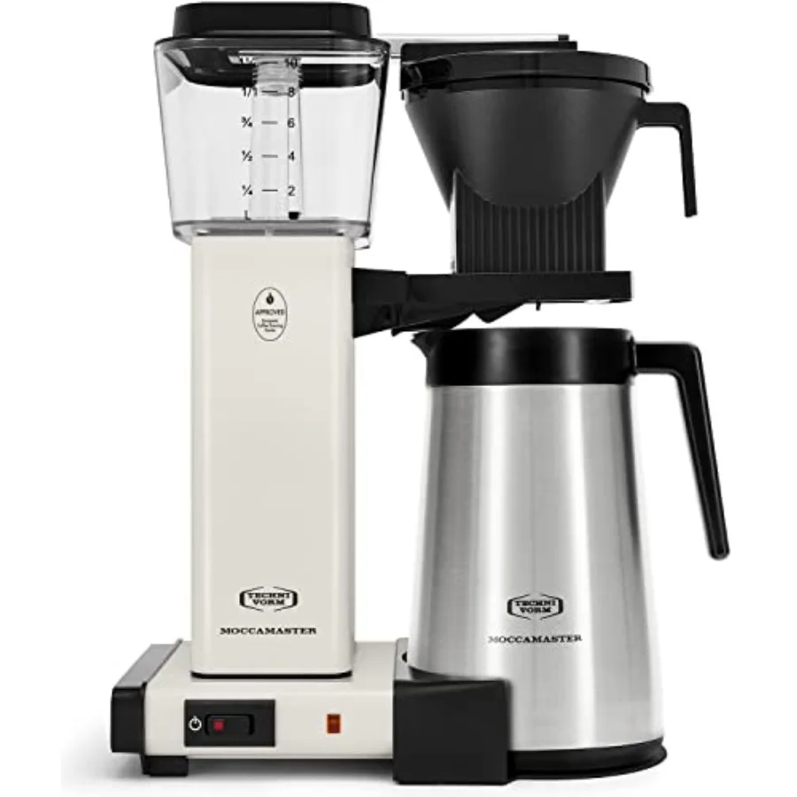 

79318 KBGT Thermal Carafe Кофеварка на 10 чашек, 40 унций, цвет Off-White, 1,25 л