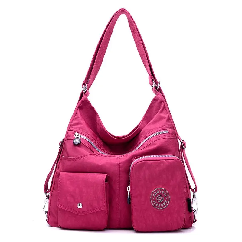 2024 New Women Nylon Canvas Bag Women Oxford Cloth Bag Fashion Trend Korean Version One Shoulder Crossbody Bag Waterproof