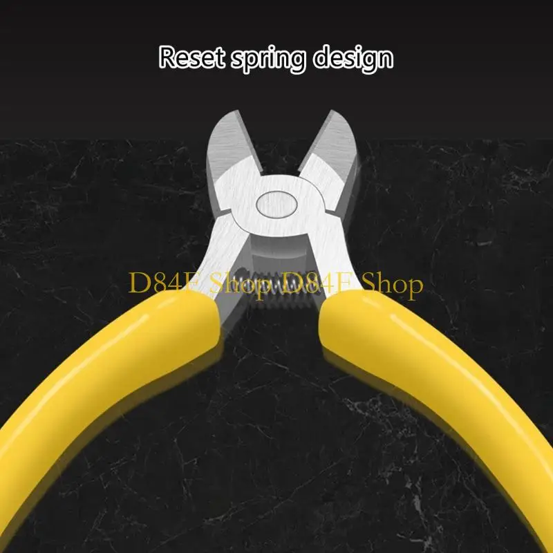 

D84F Steel Diagonal Plier Needle Nose Pliers for Crafting Spring Load Cutter