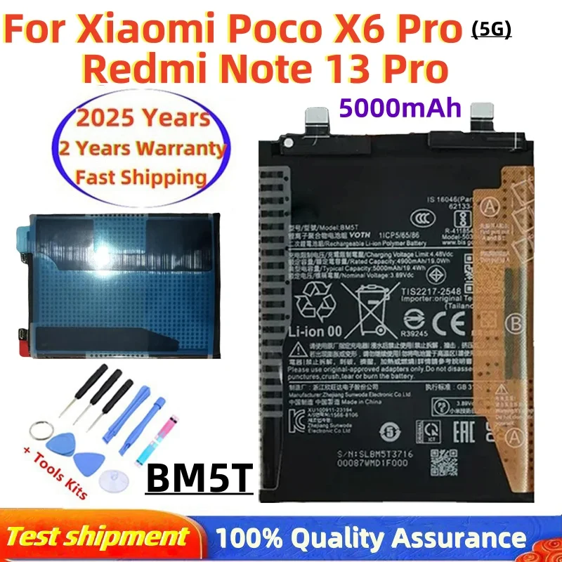 

100% оригинальный аккумулятор BN61 6000 мАч для Xiaomi Pocophone X3 Poco X3, сменные аккумуляторы для мобильных телефонов, бесплатные инструменты