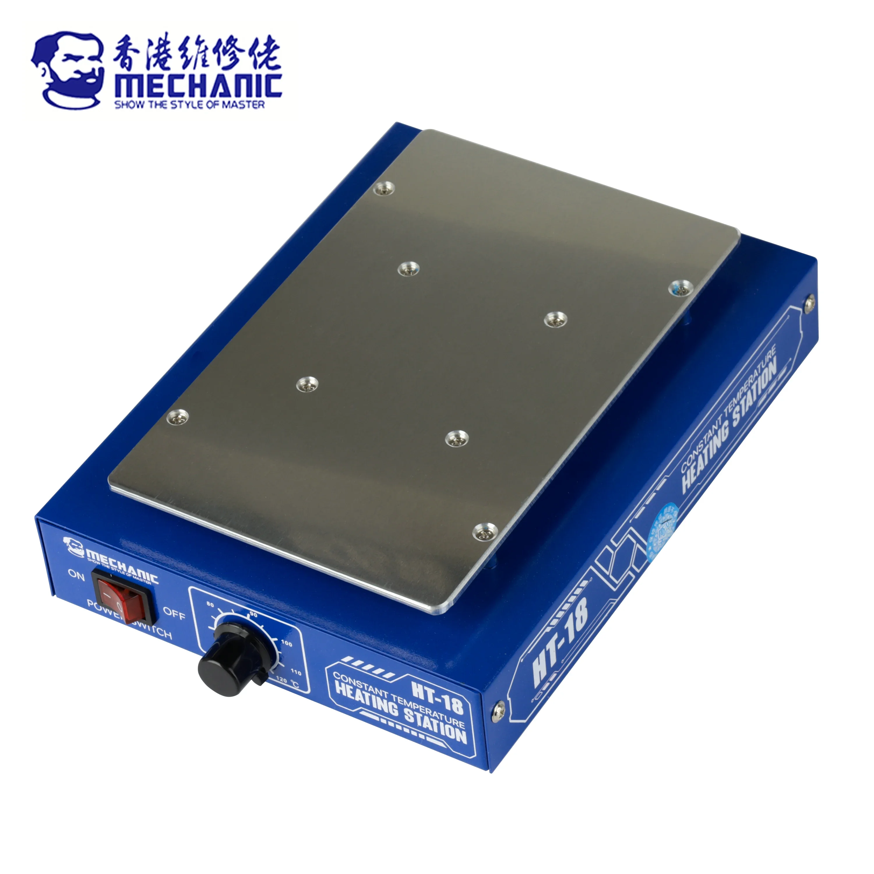 MECHANIC HT-18 Mini Hot Plate PCB SMD Board Soldering Plate Adjustable Constant Temperature Heating Preheating Station Repair