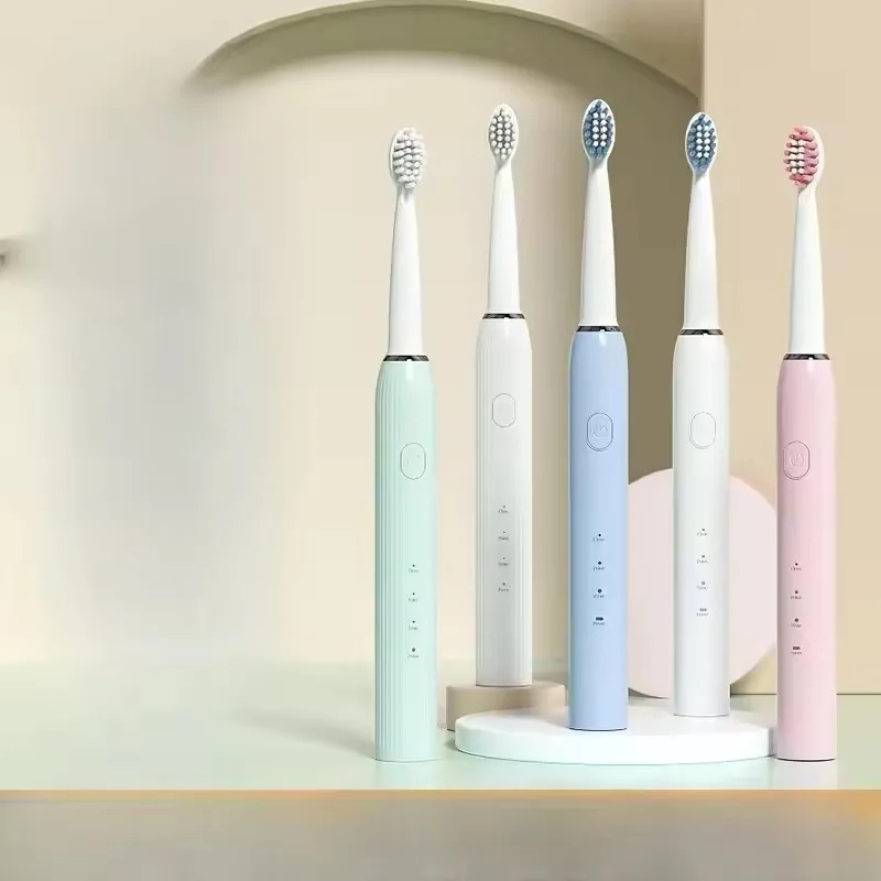 

USB Rechargeable Sonic Electric Toothbrush 3 Speed Setting Soft Bristles for Adults Dental Care Teeth Whitening Smart Toothbrush