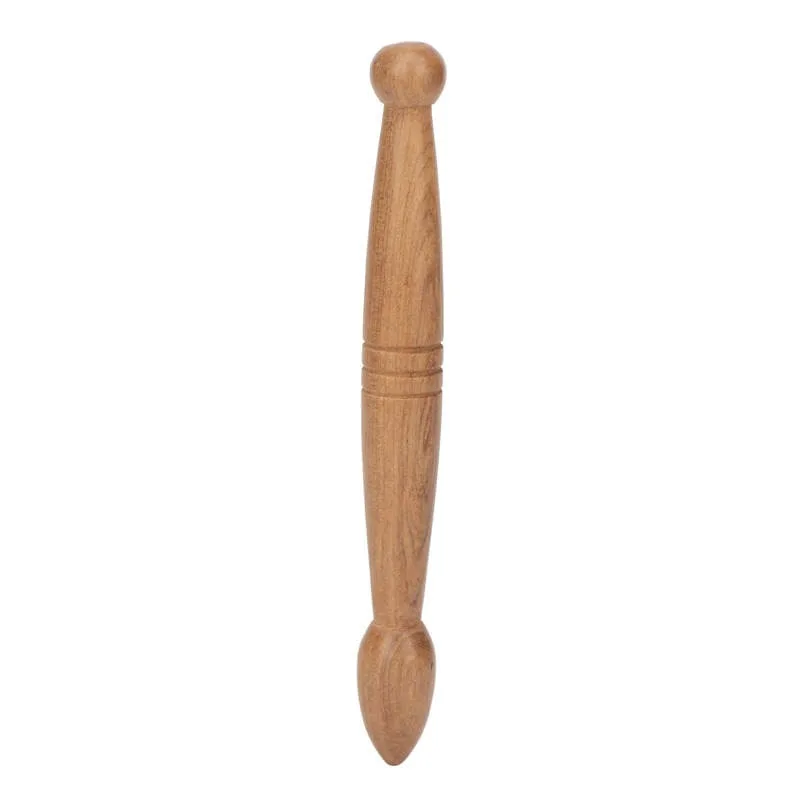 Foot Wooden Stick Wavy Structure Ergonomic Massage Foot Stick Tool for Office for Travel Home Hand Massage Tool