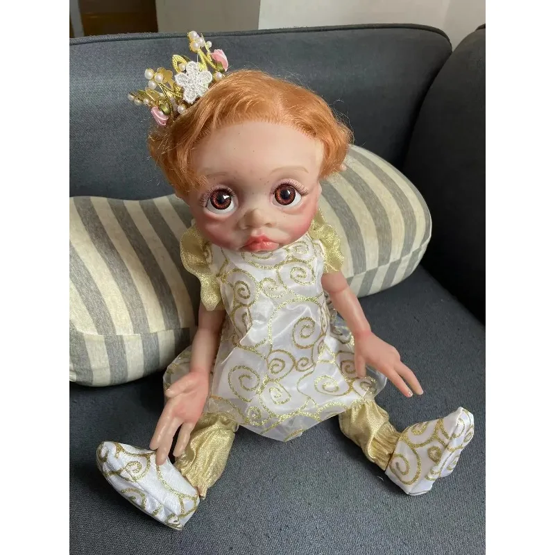 

17 Inch Red Hair Reborn Doll Kits Tinky Unassembled DIY Already Painted Doll Parts