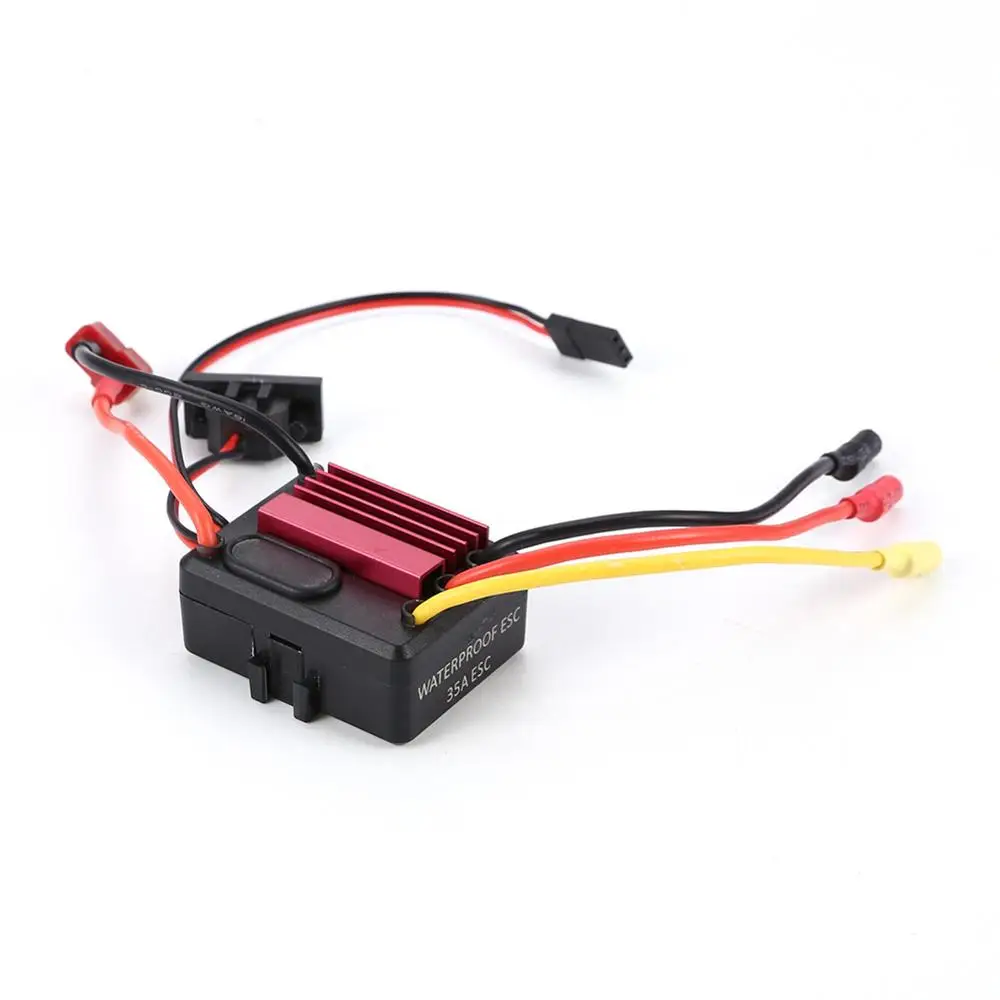 Waterproof 35A 2-3s ESC Electric Speed Controller 5V/2A BEC for RC 1/14 1/16 1/18 RC Car 2838 2845 Brushless Motor