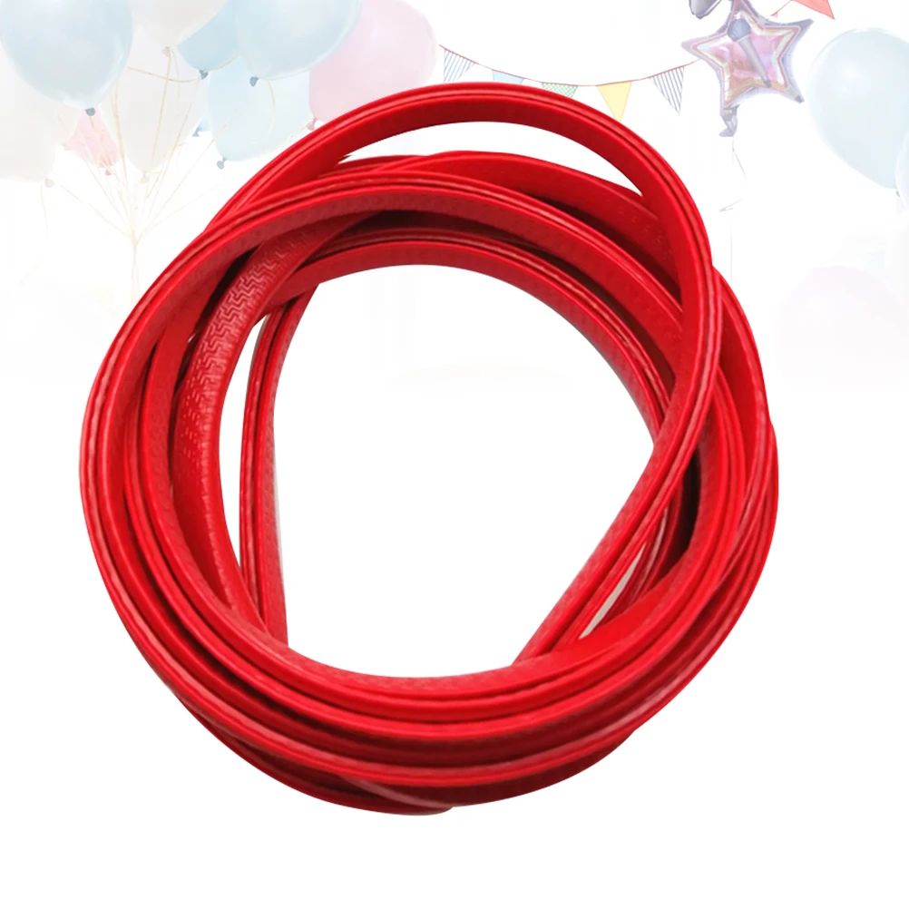 

Bumper Strip Car Scratch Protector Door Strips Anti-scratch Stickers Crash Bar Red Seal