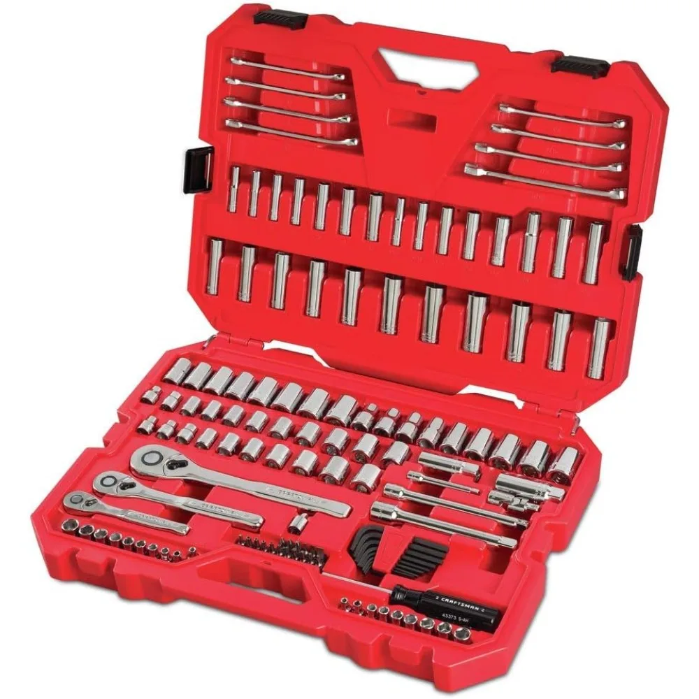 

Mechanics Tool Set, SAE/Metric, 135-Piece (CMMT12024)