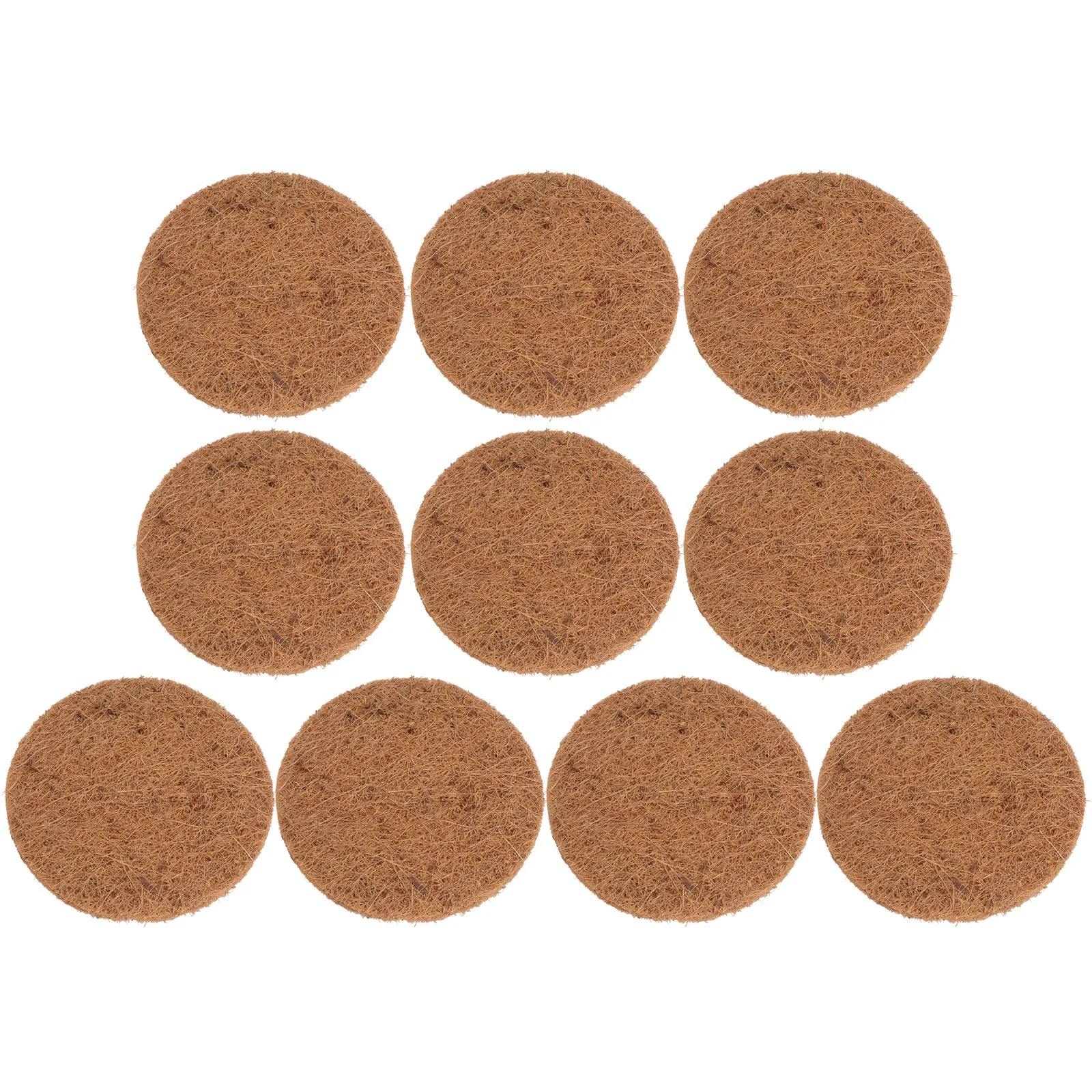 

10pcs Pigeon Nest Pad Coconut Coir Mat Breeding Bird Reusable Lightweight Pet Supplies Dove Nest Accessories Pigeon Pad