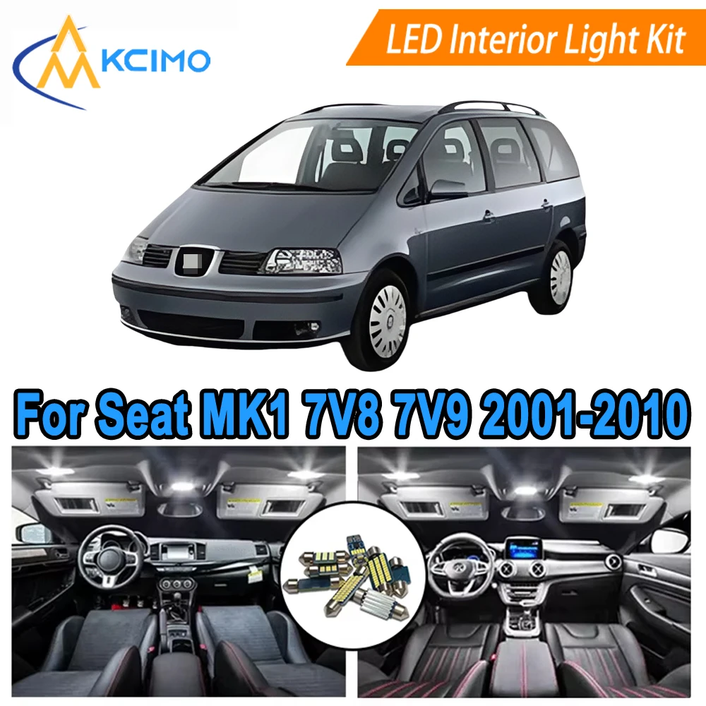 

Car Parts Interior Lights For Seat MK1 7V8 7V9 2001-2010 LED Map Dome Lamp Bulbs Interior Light Bulbs LED Lights