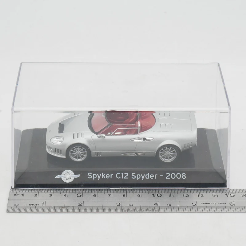 

Diecast Ixo 1:43 Scale Spyker C12 Spyder 2008 Alloy Car Model Collectible Toy Gift Souvenir Display Ornament