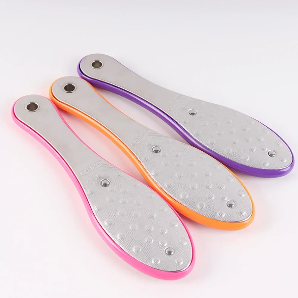 Double-sided Stainless Steel Foot Sharpener Pedicure Tool Foot File Callus Dead Skin Remover Pedicure Tools