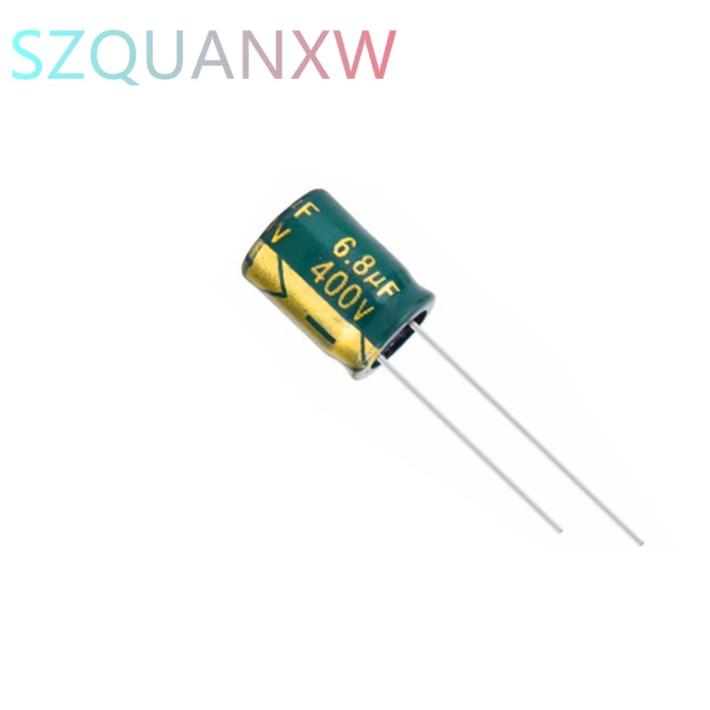 20PCS 400V6.8UF  8x12mm 8*12mm high frequency low resistance power motherboard long life electrolytic capacitors