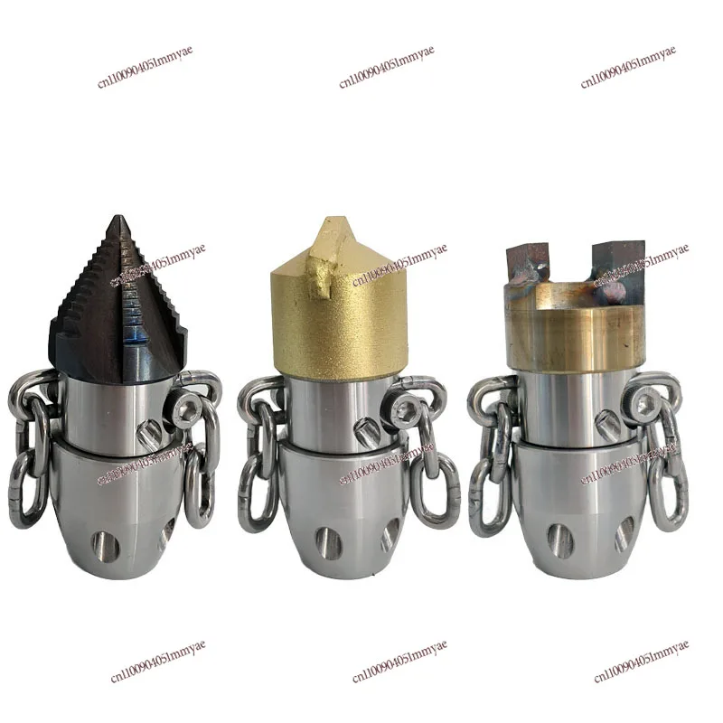 

0.5KG Rotating Stainless Steel Pagoda Chain Nozzle Dredging Cleaning Sewer Pipe Grease Dredging Machine Accessories