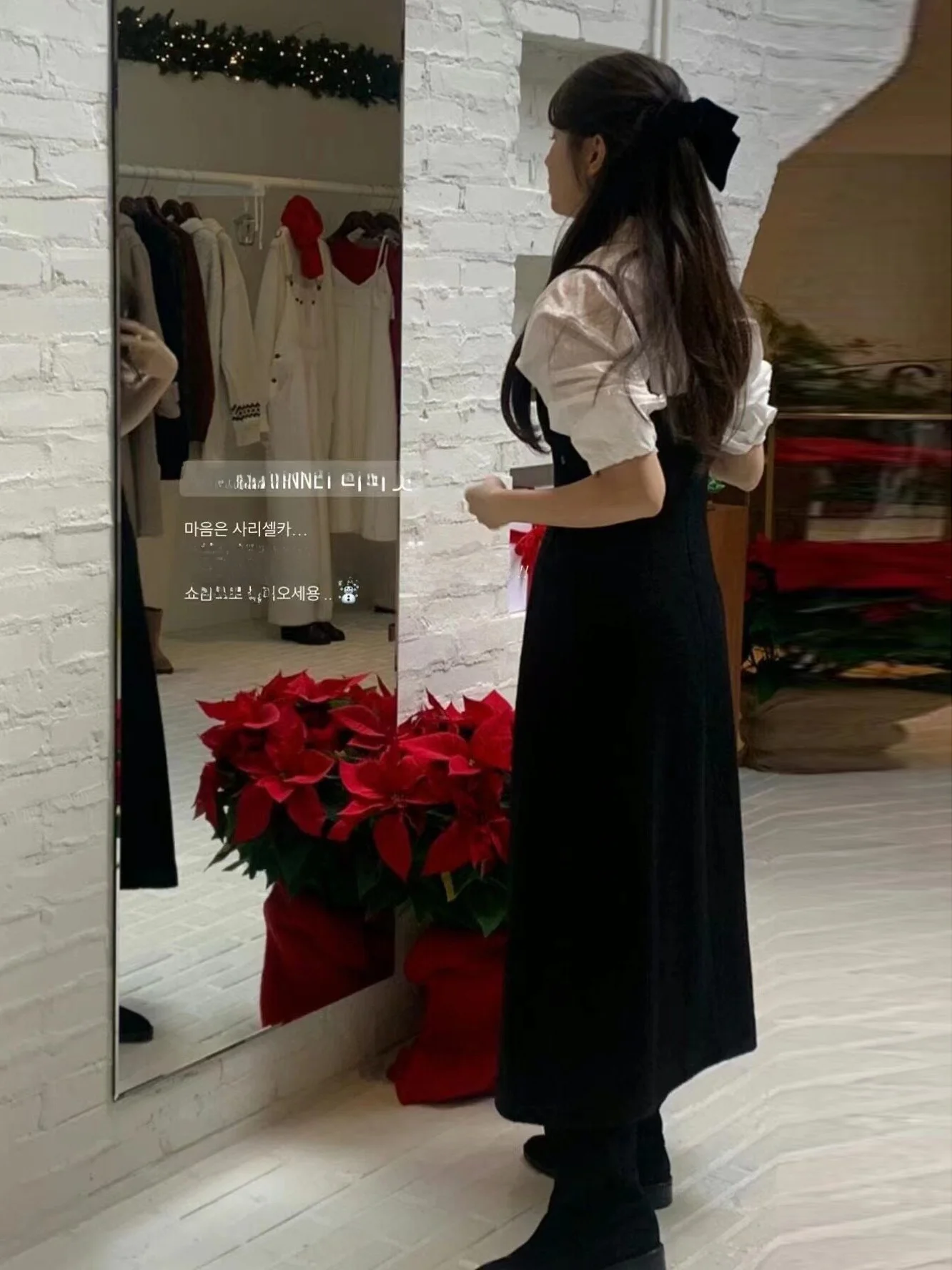 

Pure Color V-Ne Strap Dr Early Spring New High Quali Waist Cinching Slim Vest Dr Women's Faion Commute Wool Blend