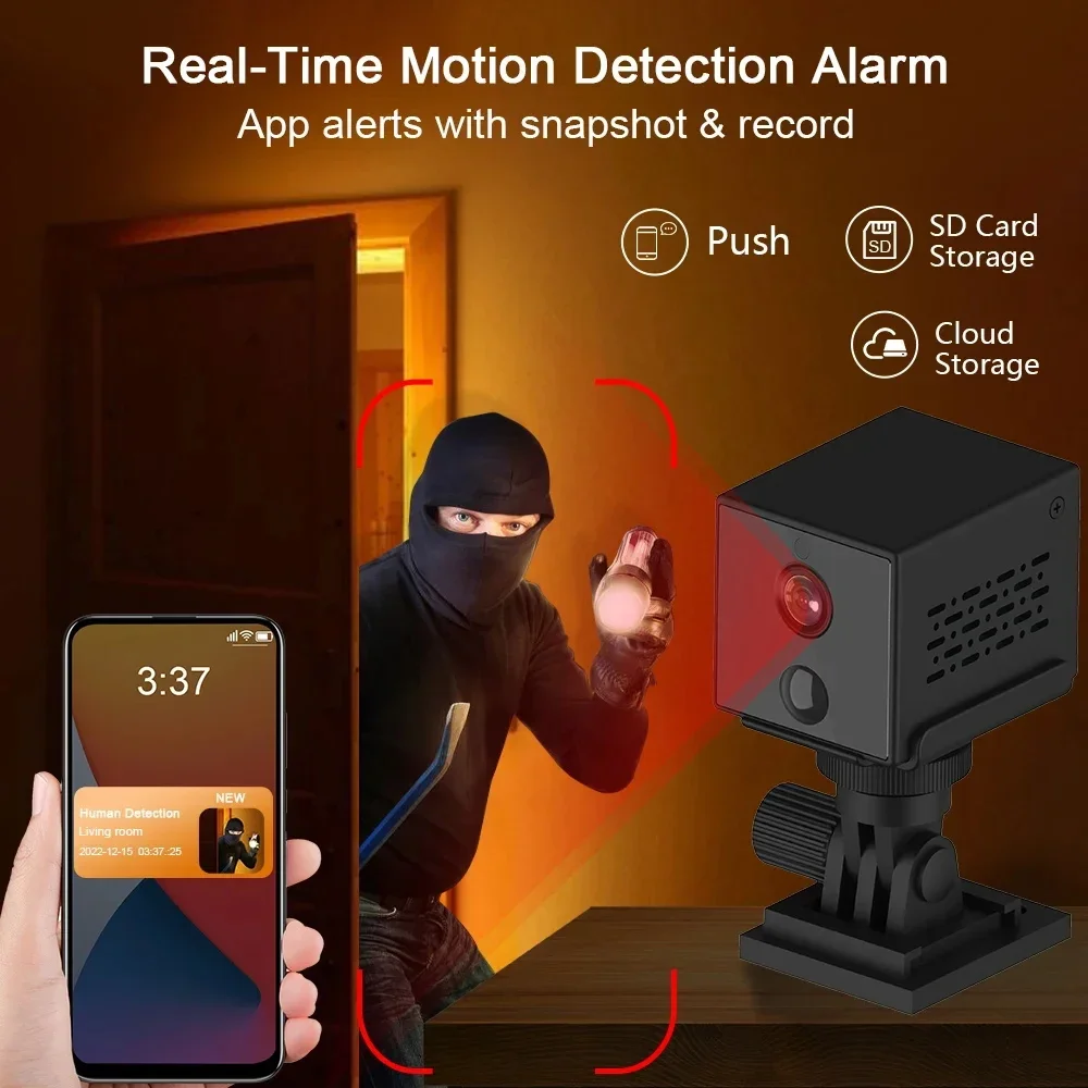 Minicámara vigilancia 4G con detección PIR y batería integrada - imagen 4