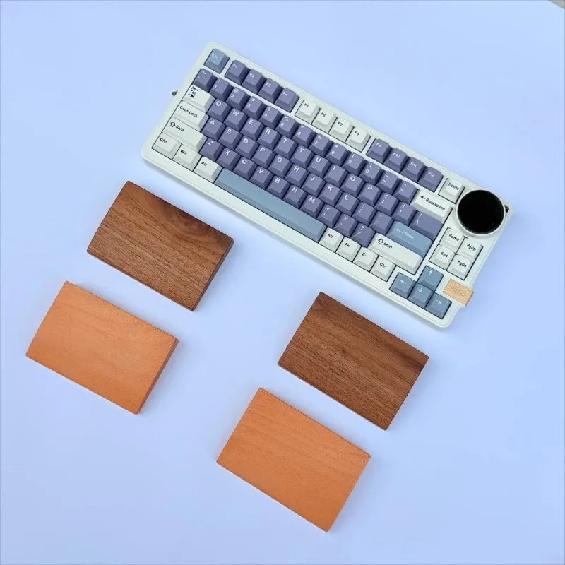 Walnut Beech Plam Rest for Mechanical Keyboard Solid Wood Wrist Rest Office Gamer Accessories Palm Stress Wooden Keyboard Holder
