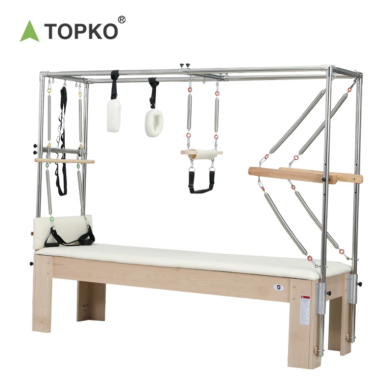 

TOPKO Custom Multi-functional Elevated Training Pilates Cadillac Bed Body Balance Professional Reformer