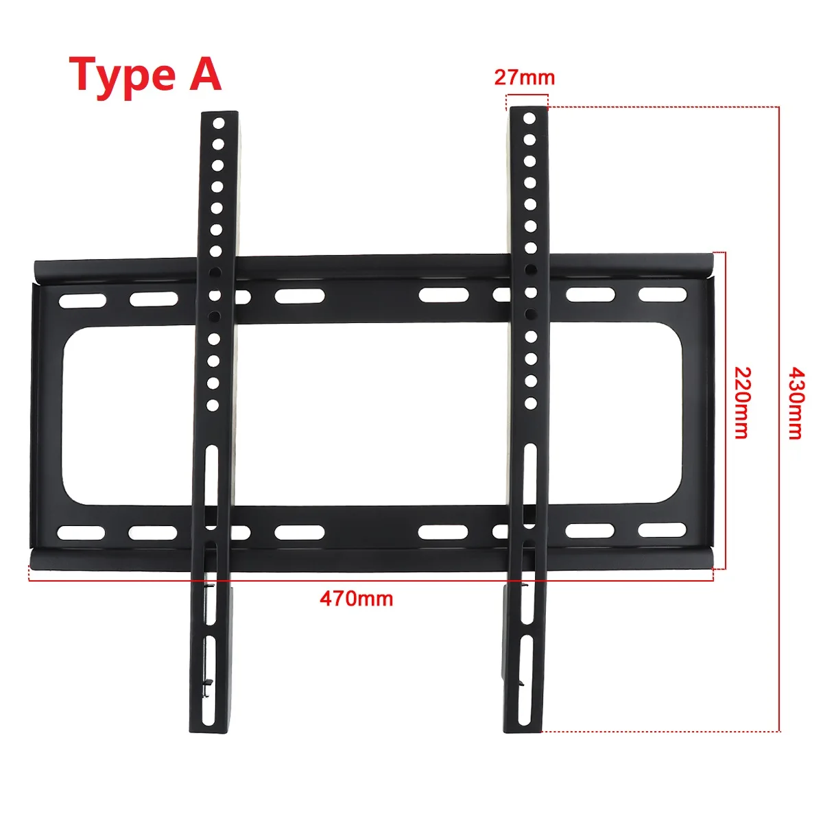 Suporte de parede universal para TV, quadro de TV de tela plana, monitor LED, 14-42, 26-60, 26-55 Polegada, 25 kg, 45 kg, 75kg