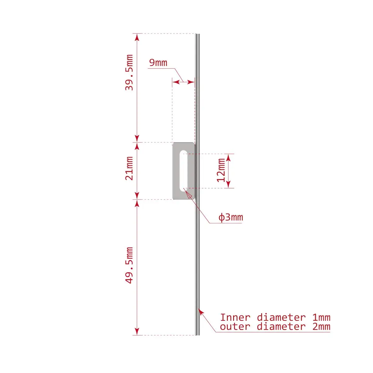 KIT de Asistencia de aire de tubo de aguja NEJE para módulo láser NEJE A40630 E40 Ⅱ E80