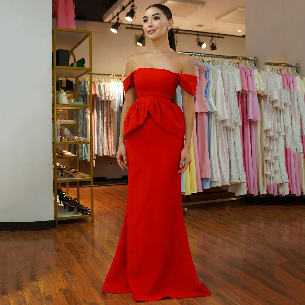 

Msikoods красные вечерние платья 2025 торжественное свадебное платье для гостей элегантное платье для выпускного вечера женское длинное элегантное вечернее платье по индивидуальному заказу