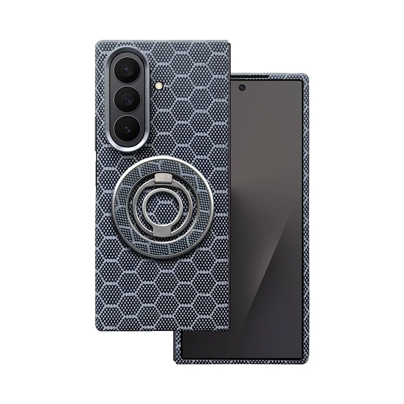 For Samsung Galaxy S25 S26 Ultra Z Fold 7 8 6 W26 S26 S25 Plus Edge Genuine Carbon Fiber Aramid Case Ultra thin Protective Cover