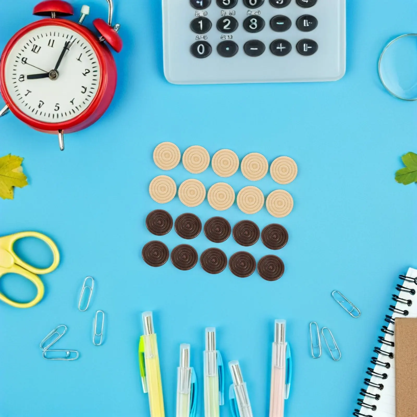 

Набор из 48 универсальных деревянных фишек для шахмат и нард, полированная поверхность, без заостренных краев, для детей и всей семьи