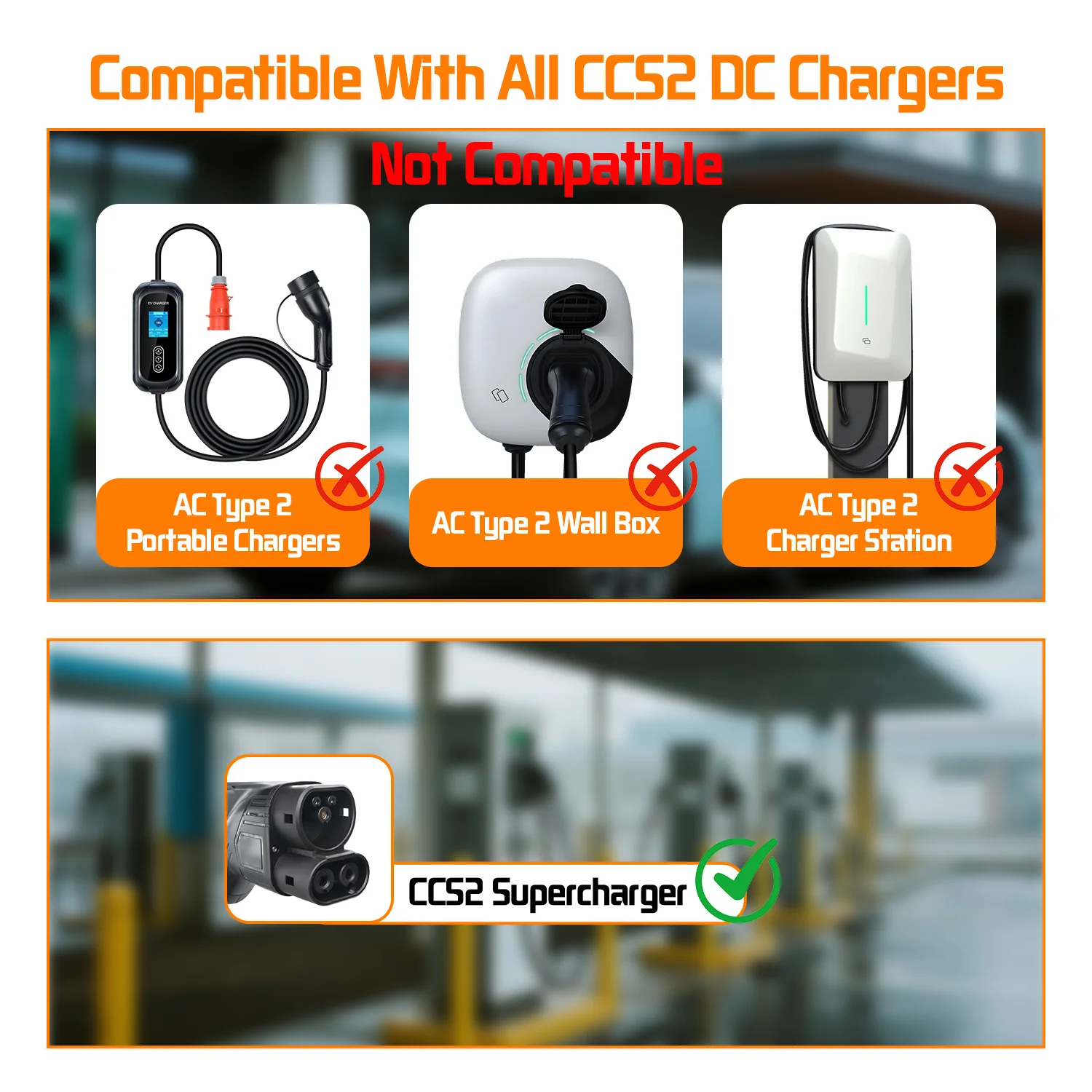 GOODCELL CCS2 شحن GBT DC محول 300KW 300A DC EV موصل شاحن مركبة كهربية Ccs2 إلى Gbt محول ل BYD JAC VW MG #6