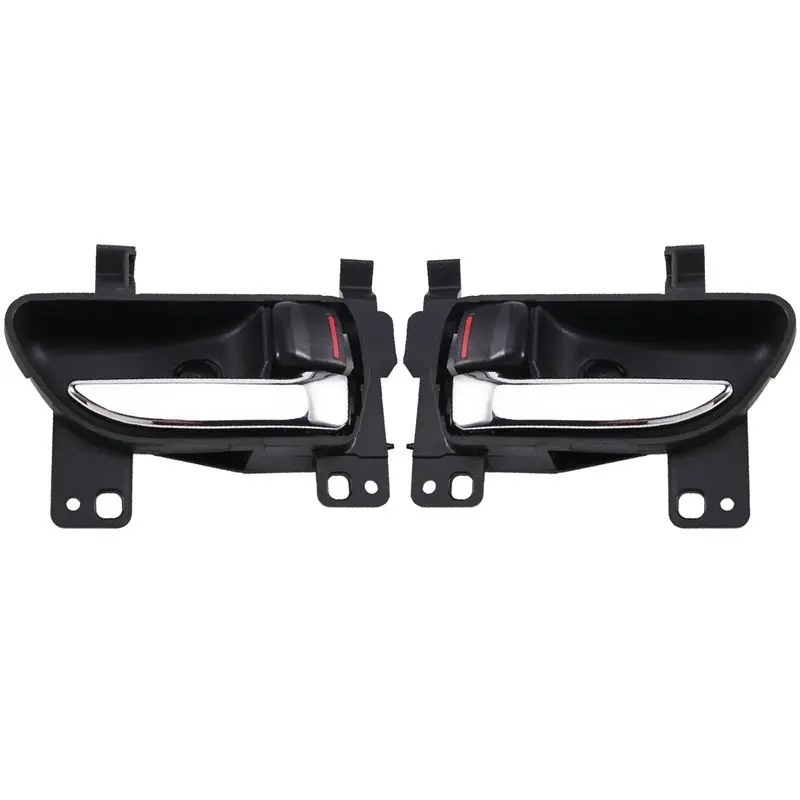 Chrome Interior Door Handles(1 Pair) Fit For Subaru Impreza For Forester 2007- 2009 61051-FG031-VH 61051FG030JG 61051-FJ020-VH-X
