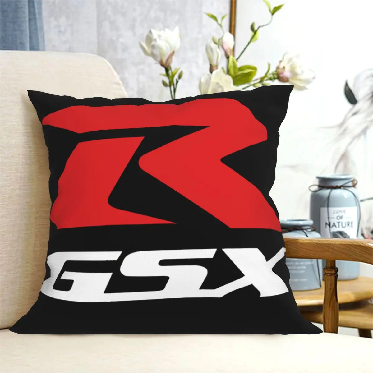 Gsxr X Colorful Washable Reusable Decorative Cushion Cover Pillow Cover Living Room Cushion Sofa Waist Chair Pillow Cover