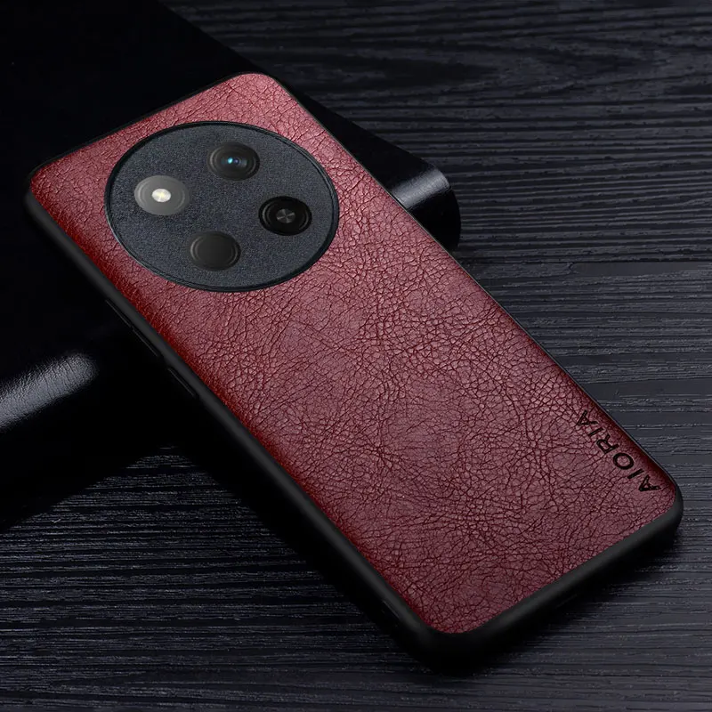 Leather Case For Magic 7 Pro Lite Premium Business Style Retro Litchi Pattern Back Cover for Magic7 Lite case