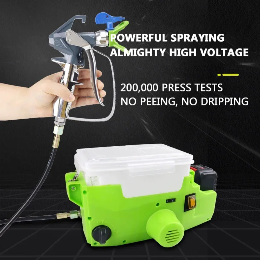 بخاخ طلاء كهربائي بدون هواء محمول عالي الضغط ماكينة طلاء لاسلكية لأثاث الحائط أدوات تزيين المنزل #6