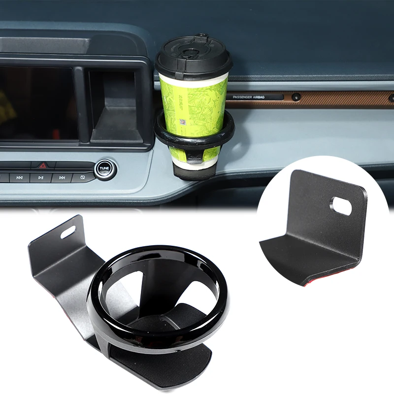 

For Ford Maverick 2022+ car dashboard water cup holder tray water cup holder decorative accessories carbon steel + ABS