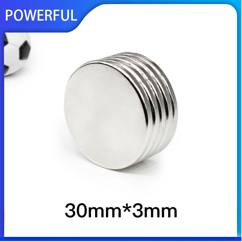 2~30PCS 30x3mm Disc Powerful Strong Magnetic Magnets N35 Round Neodymium Magnets 30mm x 3mm Big Rare Earth Magnet 30*3mm