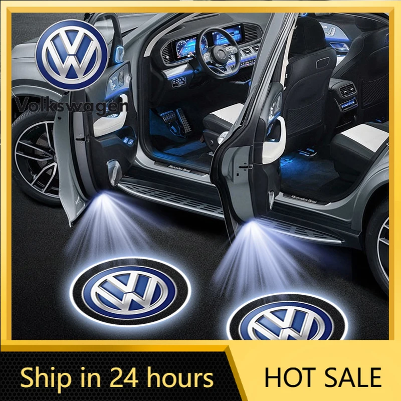 

Новинка 2026 года: 1/2 шт. лазерные проекторы-подсветки для дверей автомобиля с логотипом Volkswagen VW, HD-проекторы приветствия для Volkswagen VW Touran, Beetle, G