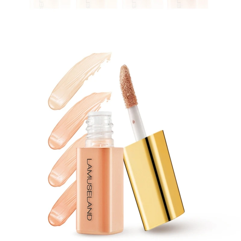 Waterproof Matte Liquid Concealer Foundation Moisturizing Brighten Full Coverage Dark Circles Freckle Waterproof Concealer