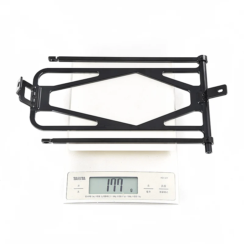 177g ACRZ Rear Rack cnc Aluminum Alloy for brompton L version pikes 3sixty bike