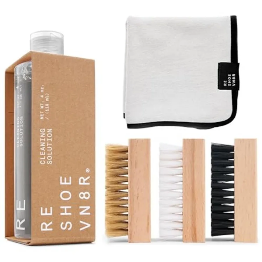 

Shoe Cleaner Kit and Sneaker Cleaner Sets - Cleaning Kit Solution for Sneakers, Mesh, Canvas, Suede, Knit, Leather