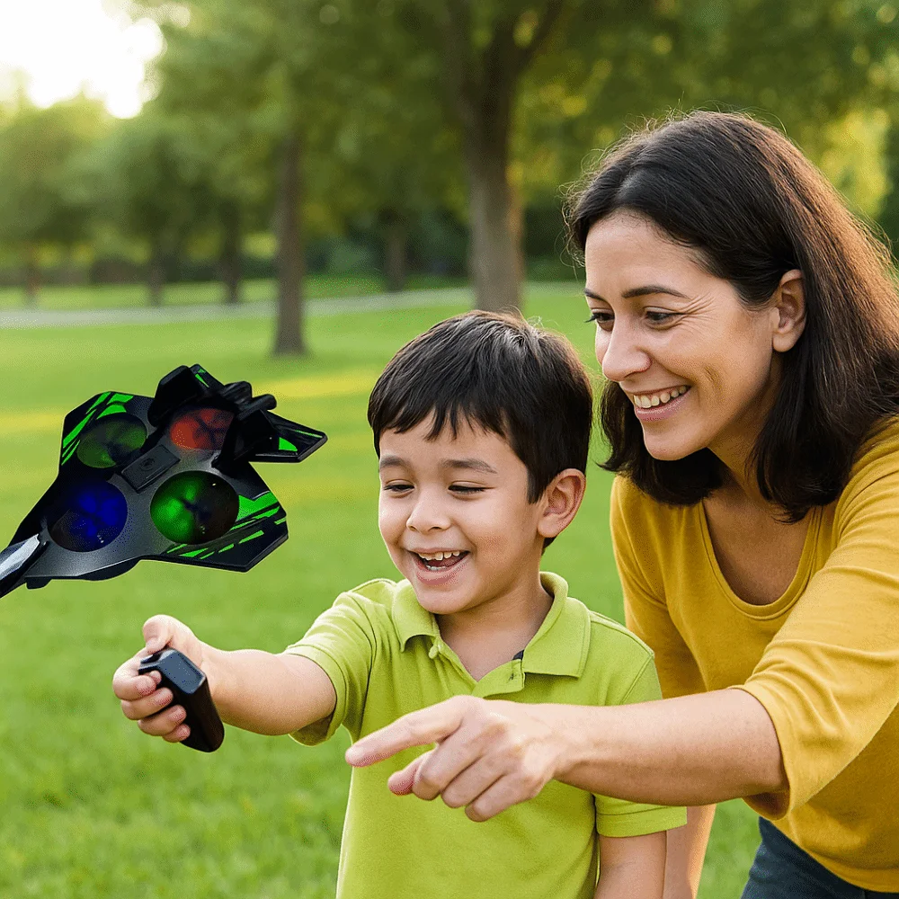 

Пенопластовый истребитель из пенопласта EPP с дистанционным управлением, перезаряжаемый вертолет с четырьмя двигателями 2,4G и датчиком легкой гравитации