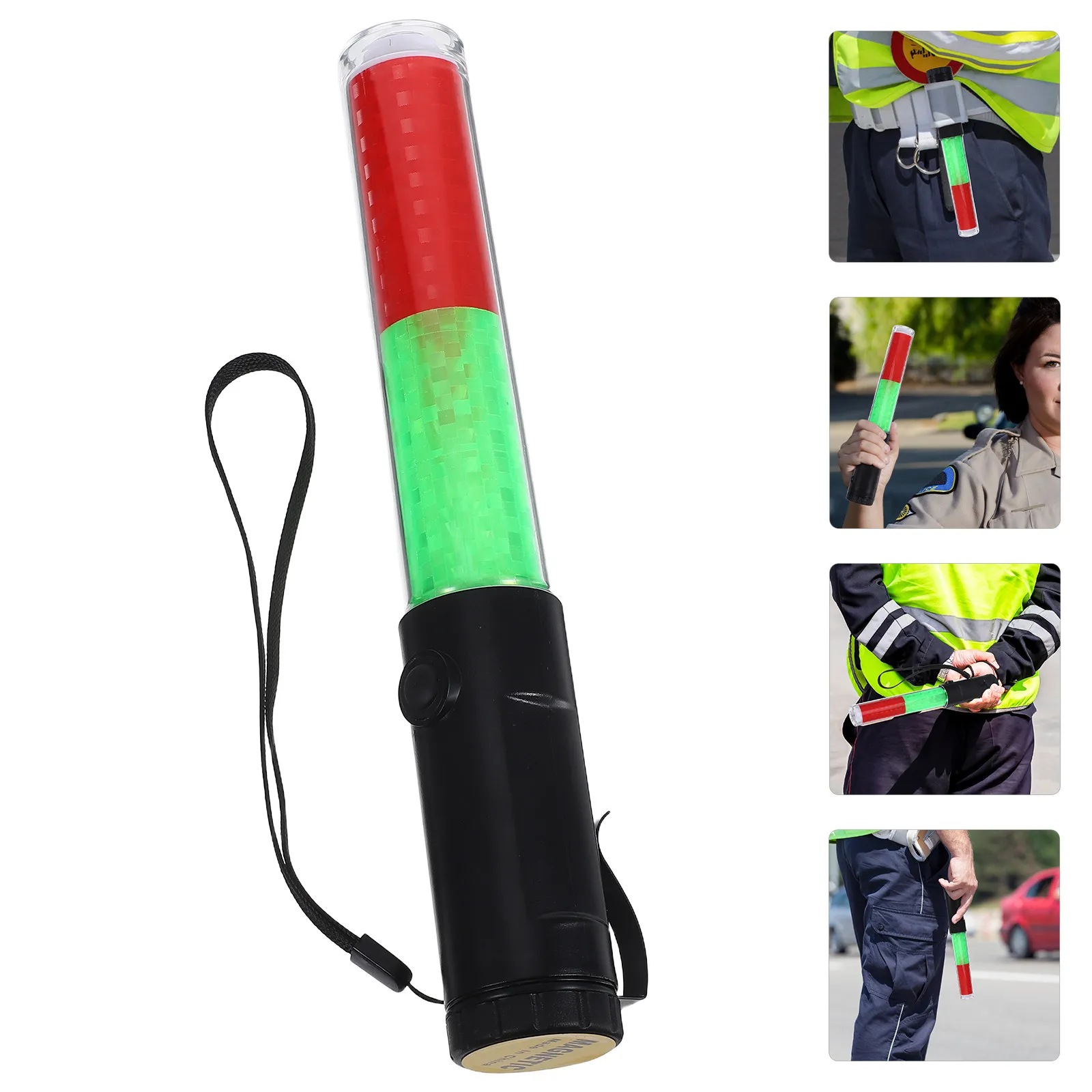 LED Warning Light Traffic Control Stick 26Cm Magnetic Hook Emergency Outdoor Concert Party Traffic Direction Wand